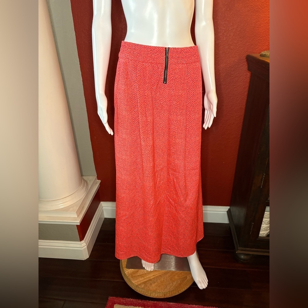 Scotch & Soda Vibrant Neon Pink/Red Maxi Skirt. 
Size 3/4 or US L/XL